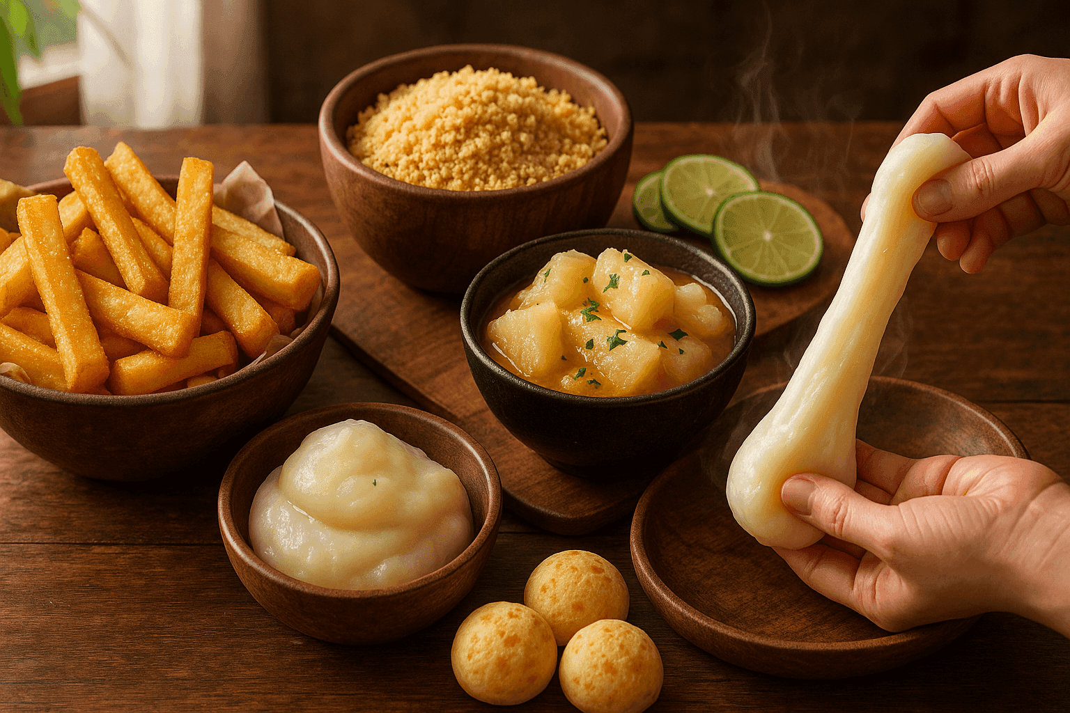 Why Cassava Turns Stretchy, Sandy, or Perfectly Crisp: Cyanogenic Compounds, Starch Behavior, and the Soak‑Grate‑Toast Rules Behind Farofa, Fufu, and Yuca Fries